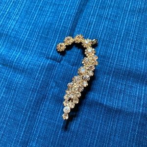 Statement Rhinestone Ear Cuff Earring Bejeweled